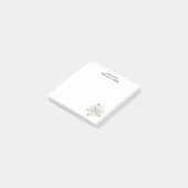 WETENSCHAP DOET ERTOE Grappige quote Post-it® Notes (Schuin)