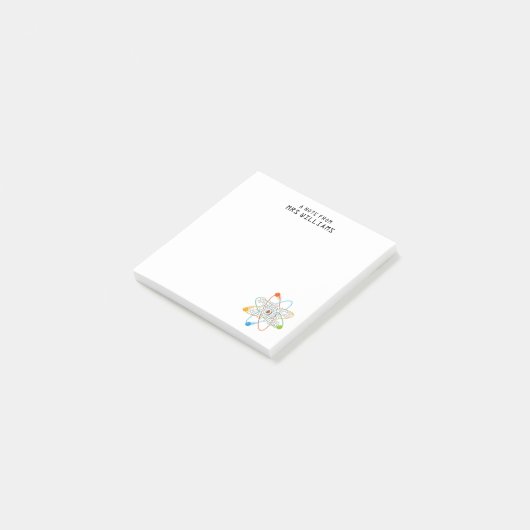 WETENSCHAP DOET ERTOE Grappige quote Post-it® Notes (Schuin)