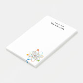 WETENSCHAP DOET ERTOE Leuk wetenschapsquote Post-it® Notes (Schuin)