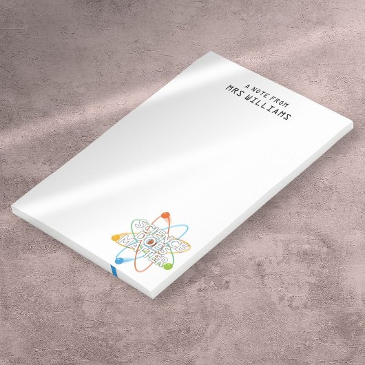WETENSCHAP DOET ERTOE Leuk wetenschapsquote Post-it® Notes