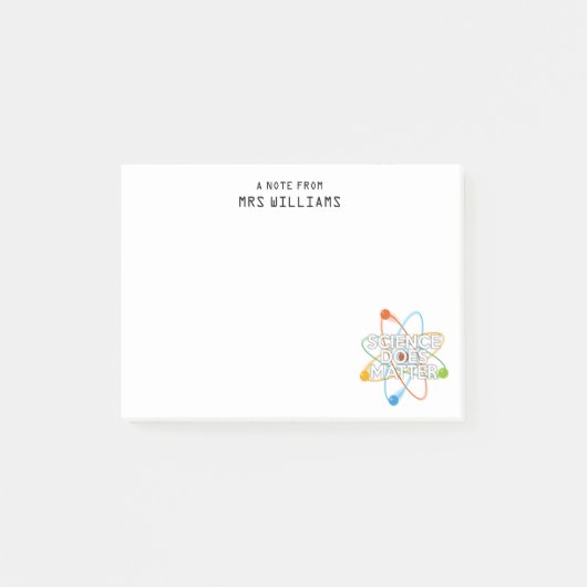 WETENSCHAP DOET ZAAK POST-IT® NOTES (Voorkant)