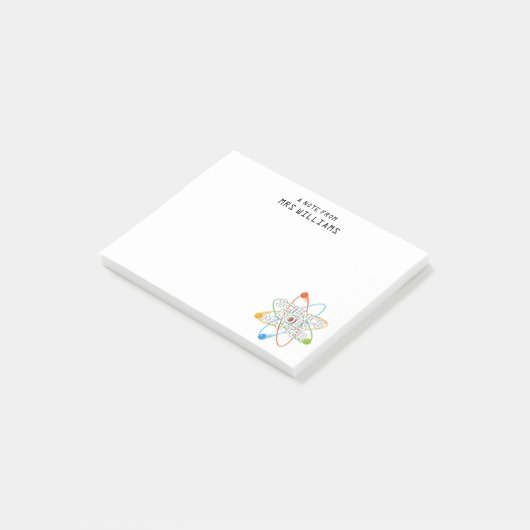 WETENSCHAP DOET ZAAK POST-IT® NOTES (Schuin)