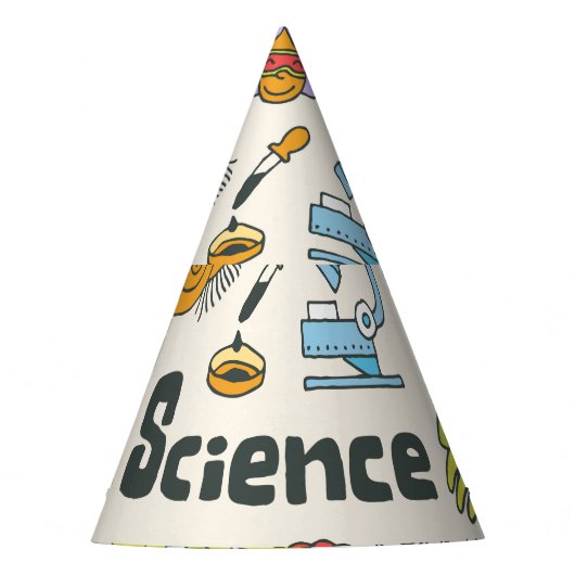 Wetenschap Doodles: Handgetekende schoolset. Feesthoedjes (Voorkant)
