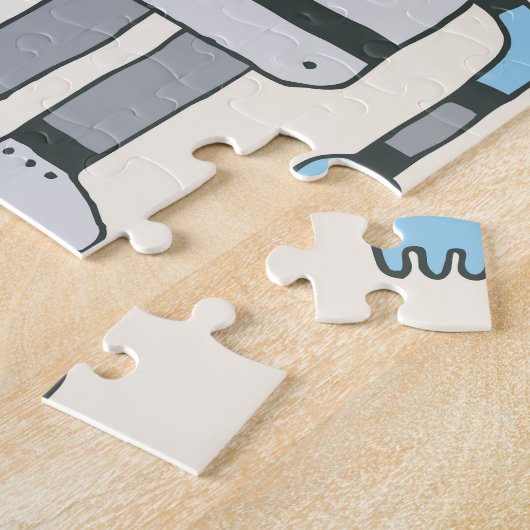 Wetenschap Doodles: Handgetekende schoolset. Legpuzzel (Zijkant)