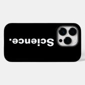 Wetenschap één woord minimalistisch ontwerp Case-Mate iPhone case (Achterkant (horizontaal))