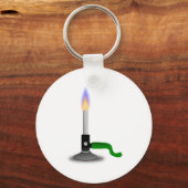 Wetenschap en Chemie Bunsen Burner Sleutelhanger (Voorkant)