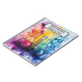 Wetenschap en chemie Spiral Photo Notitieboek (Linkerzijde)