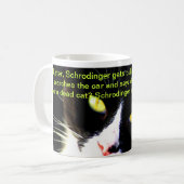 Wetenschap en Kat humor IX Koffiemok (Voorkant links)