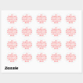WETENSCHAP en magie Ronde Sticker (Vel)
