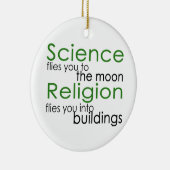 Wetenschap en religie keramisch ornament (Rechts)