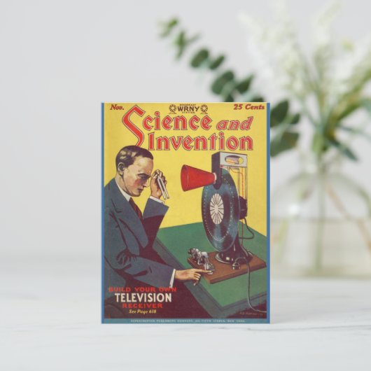 Wetenschap en Uitvinding Briefkaart (Staand voorkant)