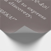 Wetenschap Eureka Definition Archimedes Cadeaupapier (Hoek)