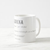 Wetenschap Eureka Definition Archimedes Koffiemok (Voorkant rechts)