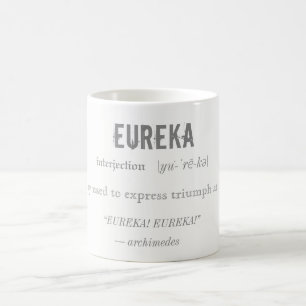 Wetenschap Eureka Definition Archimedes Koffiemok