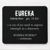 Wetenschap Eureka Definition Archimedes Muismat (Voorkant)