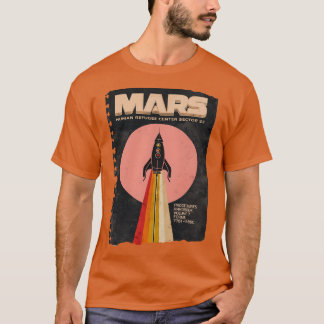 Wetenschap fictie dystopisch Mars vluchtelingen ce T-shirt