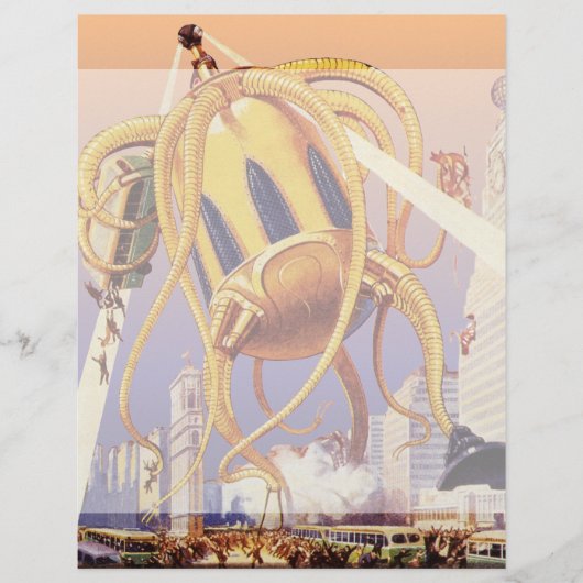  wetenschap Fiction Alien War Invasion Octopus (Voorkant)