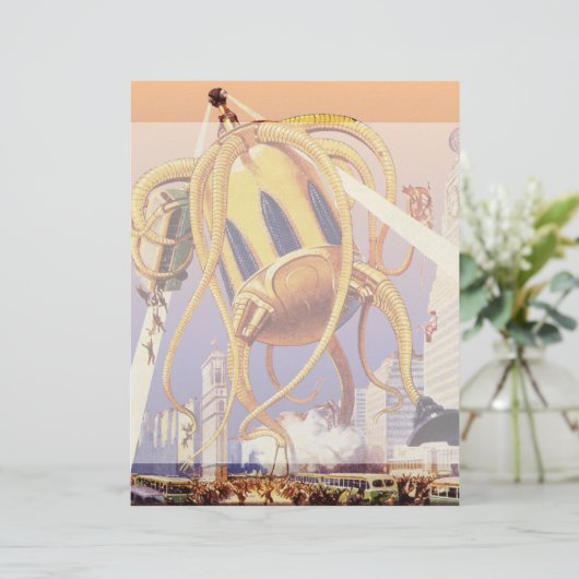  wetenschap Fiction Alien War Invasion Octopus (Staand voorkant)
