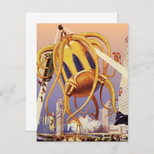 wetenschap Fiction Alien War Invasion Octopus (Voorkant / Achterkant)