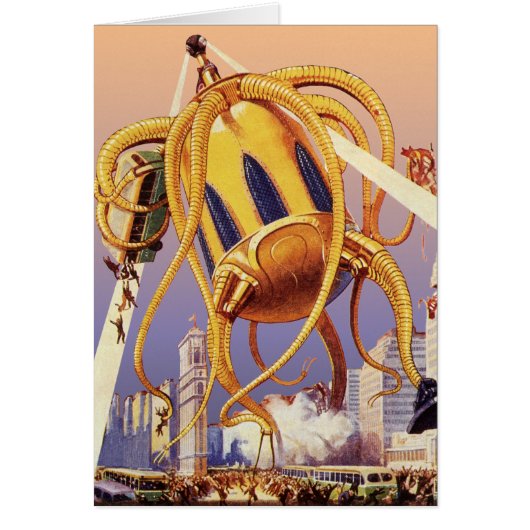  wetenschap Fiction Alien War Invasion Octopus (Voorkant)