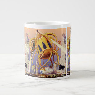 wetenschap Fiction Alien War Invasion Octopus Grote Koffiekop