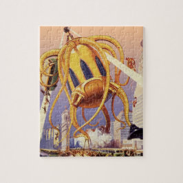  wetenschap Fiction Alien War Invasion Octopus Legpuzzel