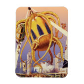  wetenschap Fiction Alien War Invasion Octopus Magneet (Verticaal)