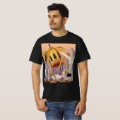  wetenschap Fiction Alien War Invasion Octopus T-shirt (Voorkant volledig)