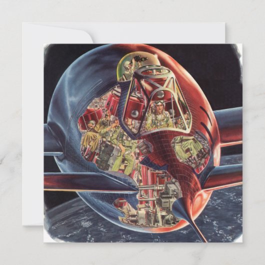  wetenschap Fiction Astronaut Rocket Spaceship (Voorkant)