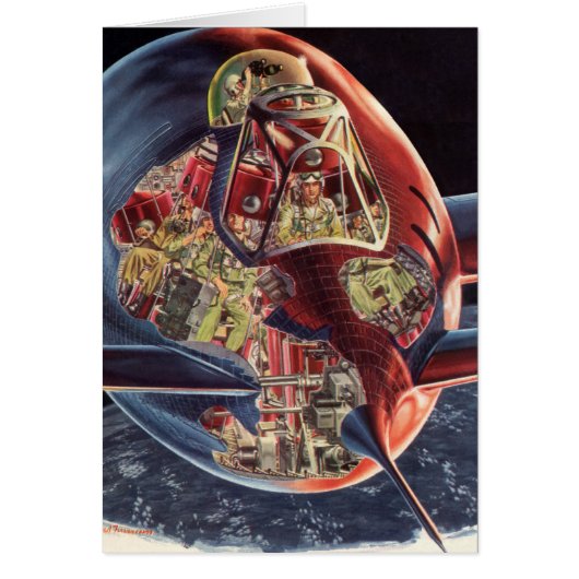 wetenschap Fiction Astronaut Rocket Spaceship (Voorkant)