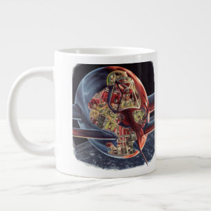 wetenschap Fiction Astronaut Rocket Spaceship Grote Koffiekop