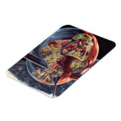 wetenschap Fiction Astronaut Rocket Spaceship Magneet (Linkerzijde)