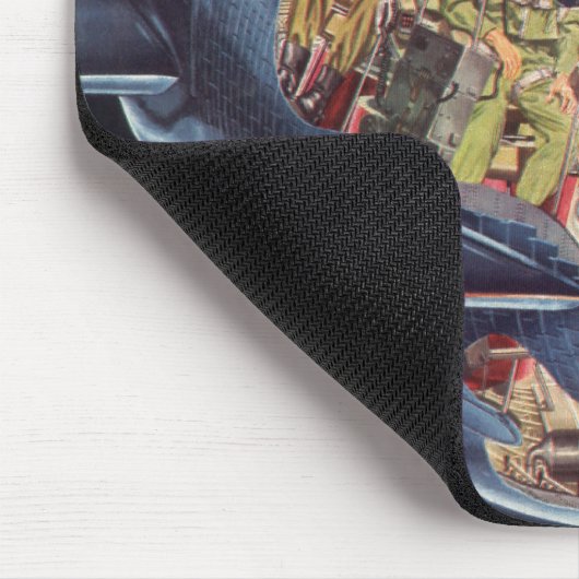 wetenschap Fiction Astronaut Rocket Spaceship Muismat (Hoek)