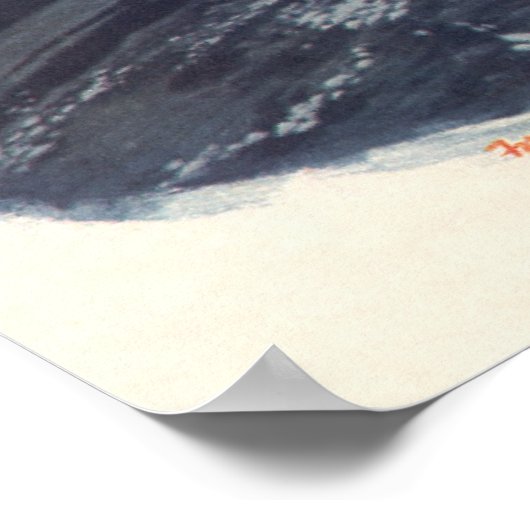  wetenschap Fiction Astronaut Rocket Spaceship Poster (Hoek)