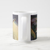 wetenschap Fiction Spaceship Airplane Earth Grote Koffiekop (Achterkant)