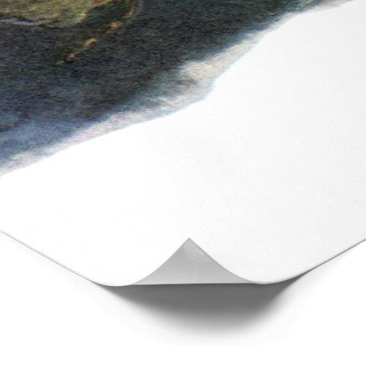 wetenschap Fiction Spaceship Airplane Earth Poster (Hoek)