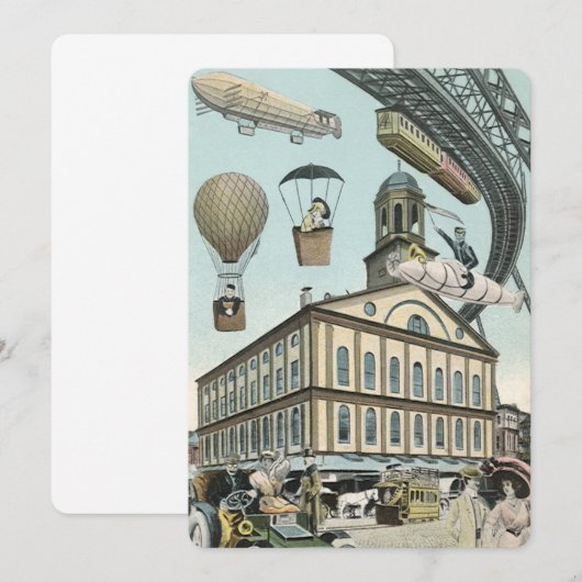  Wetenschap Fiction Steam Punk City Kaart (Voorkant / Achterkant)