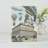  Wetenschap Fiction Steam Punk City Kaart (Staand voorkant)