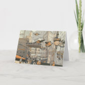  Wetenschap Fiction Urban Paris, Steam Punk Kaart (Voorkant)