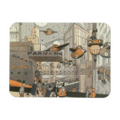 Wetenschap Fiction Urban Paris, Steam Punk Magneet (Horizontaal)