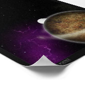 Wetenschap - Fluorescentievlakken Poster (Hoek)