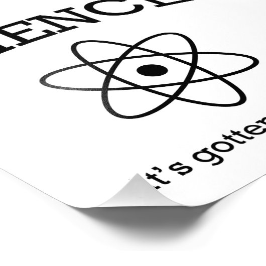 Wetenschap! Foto Afdruk (Hoek)