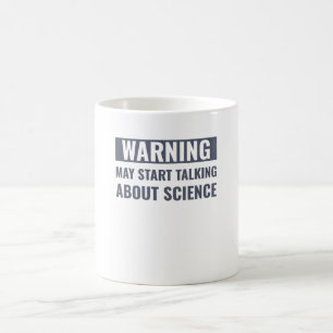 Wetenschap Funny Scientist praat over wetenschap Koffiemok