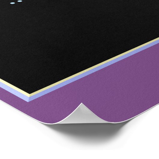 Wetenschap gaat over het bloeien van Along! Poster (Hoek)