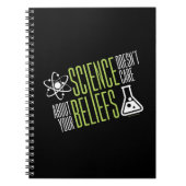 Wetenschap geeft er niets om notitieboek (Voorkant)