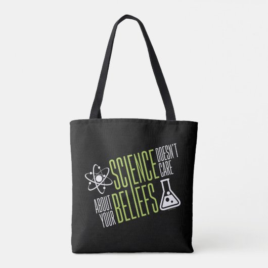 Wetenschap geeft er niets om tote bag (Achterkant)