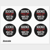 Wetenschap geeft geen f-k ronde sticker (Vel)