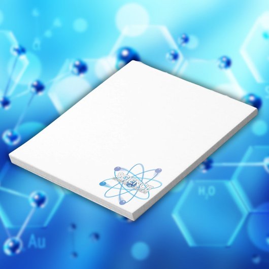 WETENSCHAP GEEFT ME EEN HADRON NOTITIEBLOK