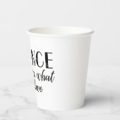 Wetenschap geeft niet om wat je gelooft 2 papieren bekers (Achterkant)