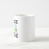 Wetenschap geeft niet om wat je gelooft koffiemok (Center)